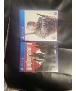 LOT OF 2 :Wolfenstein II: The New Colossus+THE WITCHER 3 WILD HUNT PlayStation 4 - £7.88 GBP