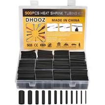 900Pcs Wire Heat Shrink Tubing Kit, Industrial Heat-Shrink Tubing for Wires - $9.86