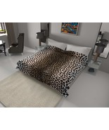 New Solaron King Size Leopard Skin Korean Mink Blanket - $84.14