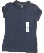 OLD NAVY Girls Polo Shirt Short Sleeve ~ Cotton/Spandex ~ Navy~ S (6-7) ... - £8.75 GBP