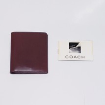 Vintage Coach Wallet with ID slot - Mahogany Brown Leather Bifold - New ... - $47.40