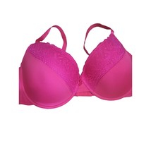Delta Burke Bra 42D Womens Hot Pink Underwired Full Coverage Adjustable ... - £11.75 GBP
