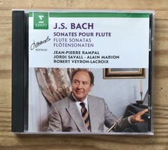 JS Bach Sonatas Pour Flute CD Rampal Savall Marion Veyron - Lacroix - £3.96 GBP