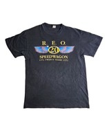 Vintage REO Speedwagon Shirt 20 Years 1971 1991 Single Stitch Hanes Size... - £39.07 GBP