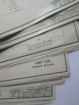 Hot Tip Pinball Machine Original 1979 Schematic Diagrams Set 18 Different Sheets - £30.08 GBP
