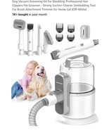 Dog Vacuum Grooming Kit 4 Shedding: Professional Hair Clippers Pet Groom... - $190.85 CAD