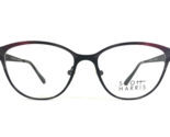 Scott Harris Eyeglasses Frames SH-648 C1 Black Gray Purple Striped 49-15... - $65.29