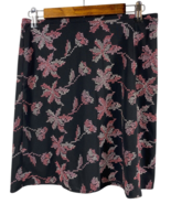 Express Mini Skirt Y2K Embroidered Floral Black Whimsigoth Grunge Fairy ... - $79.99