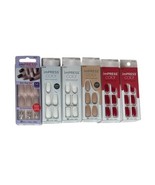 Kiss ImPRESS Press-On Nails Manicure Medium Solid Color Lot Of 6 Square ... - $32.66
