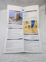 1997 Israel Beer Sheva Hotel Flyer Brochure Sheet 11 1/2&quot; X 8&quot; - $69.29