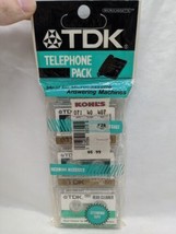 TDK Telephone Pack D-MC5 D-MC60 MCL-11 Microcassettes - £21.70 GBP