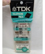 TDK Telephone Pack D-MC5 D-MC60 MCL-11 Microcassettes - $27.71