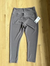 Sage Collective Ribbed Leggings 7/8 Length Moisture Wicking Shark Gray NWT Sz XL - £15.47 GBP