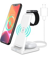 3in1 Wireless Charging Station Compatible With Apple Watch QC3.0 Adapter... - £22.03 GBP
