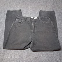 VTG Calvin Klein Jeans Men Size 38x32 Black Relaxed Fit Straight Leg - $22.86