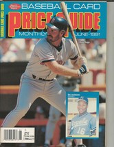 ORIGINAL Vintage June 1991 Baseball Card Price Guide Magazine w/ Card Sheet - £15.48 GBP