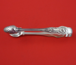 Kings by George Adams English Sterling Silver Sugar Tong Large 6&quot; Serving - $187.11