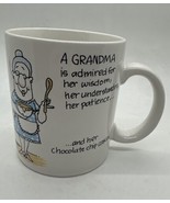 Vintage Hallmark Shoebox Greetings A GRANDMA Cookies Mug 1988 3.75&quot; Tall - €10,38 EUR