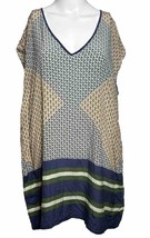 J. Crew Sheath Dress Women&#39;s Small 100% Silk Geometric Sleeveless Minimalist - £16.25 GBP