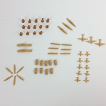 1941 Axis Allies United Kingdom UK Army Tan 40 Pieces WWII Board Game Parts - $9.12