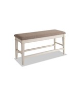 Montana Black &amp; Beige Upholstered Counter Height Storage Dining Bench - €171,93 EUR