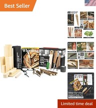 K.37 Beginner Wood Carving Set - Complete with Tools, Blocks, & Whittlin... - €64,57 EUR K.37 Beginner Wood Carving Set - Complete with Tools, Blocks, & Whittlin... - €64,57 EUR