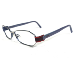 Cazal Eyeglasses Frames MOD.503 COL.594 Blue Red Silver Rectangular 51-1... - $168.45