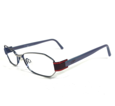 Cazal Eyeglasses Frames MOD.503 COL.594 Blue Red Silver Rectangular 51-16-135 - £131.56 GBP