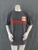 Syracuse Orange Shirt (VTG) - Stone Wash Stitch Logo by the Game - Men's Large  - £59.87 GBP