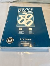 2000 Chevrolet GMC C/K Truck Service Manual Vol 1 HVAC Suspension Late V... - £19.44 GBP