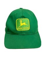 John Deere Tractor Green Baseball Cap Adjustable Logo Hat Twin City Adult - $9.49