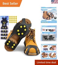 Versatile Snow Grips with 10 Steel Spikes - Ideal for Hiking, Climbing &amp;... - $42.00