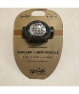 NorEast Outdoors LED Headlamp Orange 8 LED Lights 3 Modes 22 Lumens  - $19.81 CAD