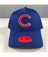 Chicago Cubs Snapback Hat Small Kids Size Blue C Logo Curved Brim Large ... - £8.17 GBP