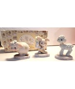 Precious Moments Loving Ewe Somebunny Special Lamb Bunny Pig Figures E-9282 - $24.99