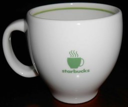 2003 Starbucks GREEN STARBUCKS CUP LOGO 12 oz Handled MUG - $11.87