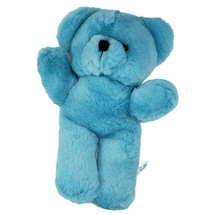 Vintage Toy Works Teddy Bear Plush Stuffed Animal All Blue - £23.59 GBP