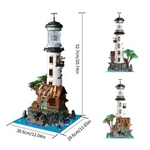 2340PCS Fishing Village Lighthouse Building Blocks Seaside Island Bricks - $84.99