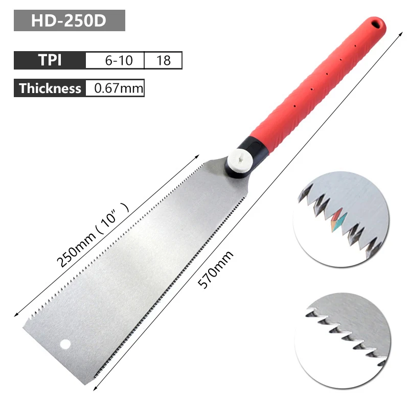 6&#39;&#39;/10&#39;&#39; Japanese Saw Ryoba SK5 Flexible Blade with 3-Sided Teeth wor Hand Saw f - $285.41