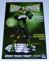 2003 Green Lantern 17 by 11 inch DC Comics Direct Hal Jordan statue prom... - $21.11