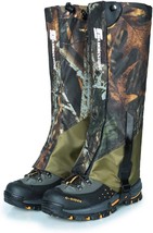 Camouflage Hiking Gaiters,Snake Gaiters For Men, Boot Gators Waterproof Shoe Leg - $35.92