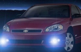White LED w/ Blue Halo Fog Lamp Light Kit for 2000-2007 Chevrolet Monte ... - $118.45