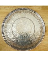 Art Deco Metalware 758 Pierced Edge Hammered Meriden Silverplate Round T... - $34.70 CAD