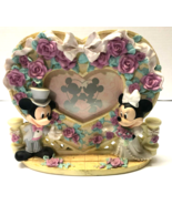 Disney Mickey and Minnie Mouse Bride and Groom Wedding Heart Picture Frame - €25,60 EUR