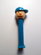 Charlie Brown Pez Dispenser Blue Sideways Hat Cap Slovenia Peanuts Gang ... - $10.52