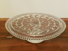 Mikasa Walther Crystal West Germany Pedistal Cake Plate Stand (NEW) - £31.69 GBP