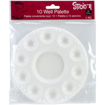 Plastic Palette 7 Inches Round 10 Cavity - $15.00