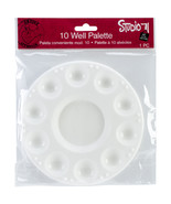 Plastic Palette 7 Inches Round 10 Cavity - $21.09 CAD