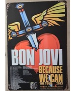 Bon Jovi - Because We Can - The Tour 2013 - metal hanging wall sign - £18.94 GBP