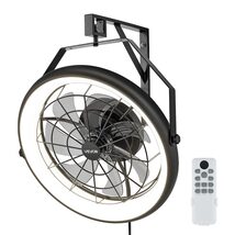 VEVOR Wall Mounted Fan with Lights, 22 inch Wall Mount Fan with Remote, ... - €67,36 EUR